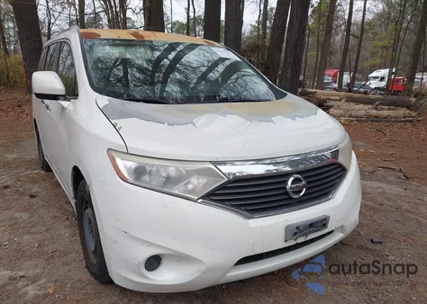 2012 Nissan Quest S from USA, damaged, VIN JN8AE2KP0C9032902
